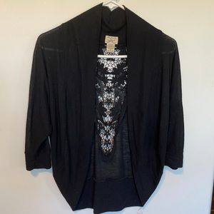 Black cardigan size M